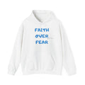 Faith Over Fear Hoodie — Christian Cross Inspirational Pullover