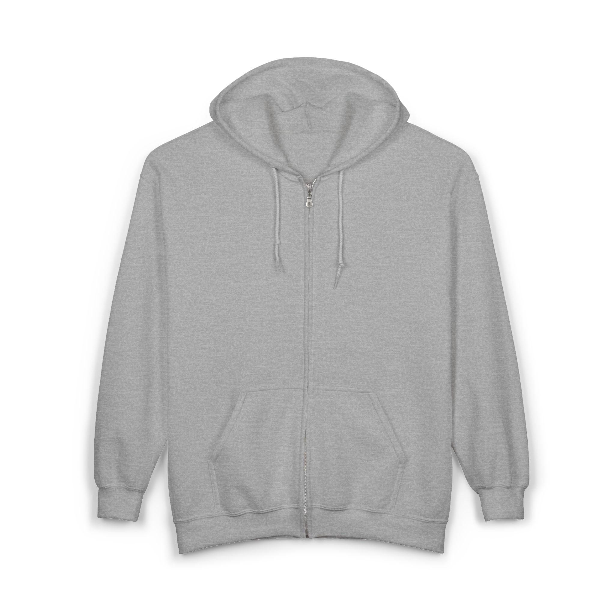 Daily Motivation Quote Zip Hoodie ripped paper design, calming neutral tones