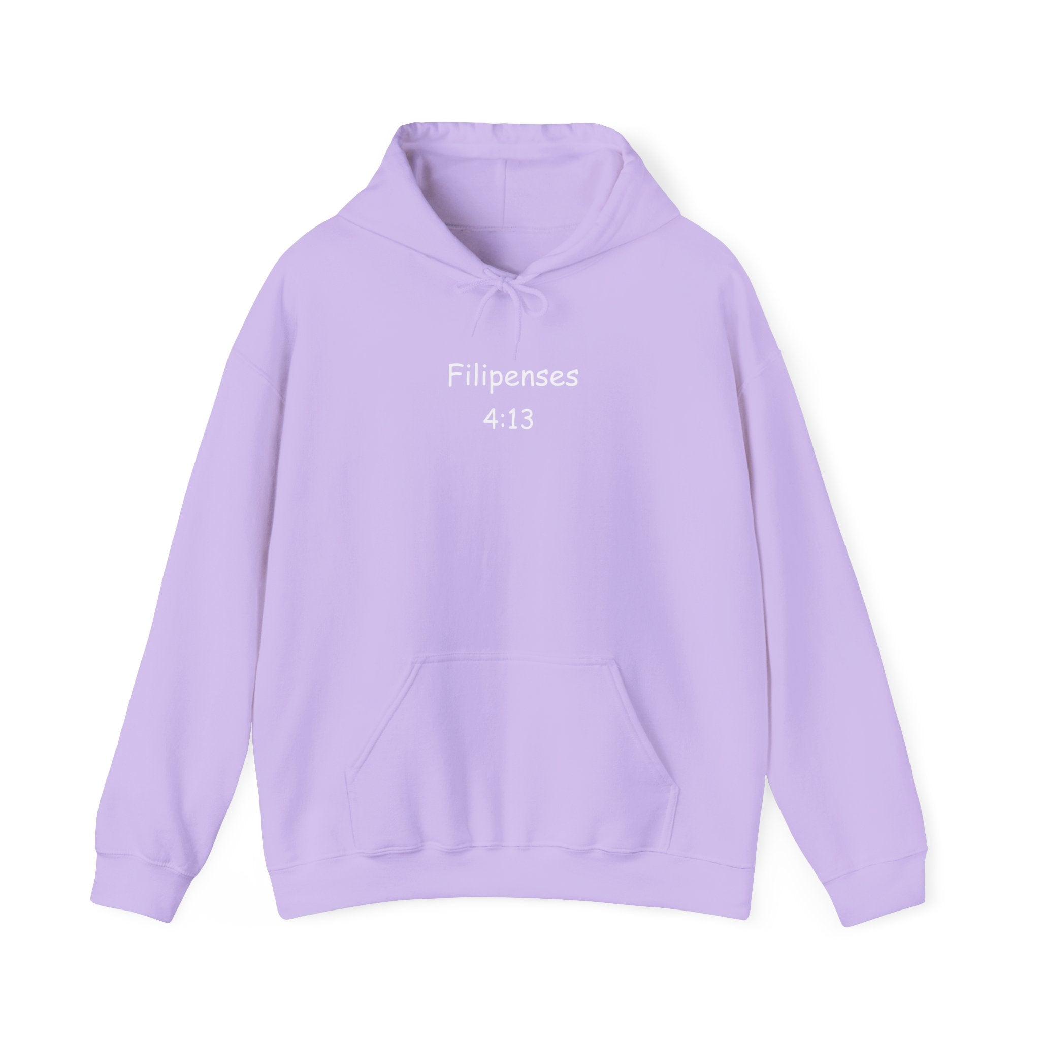 Filipenses 4:13 Hoodie 'Todo lo puedo en Cristo que me fortalece'.