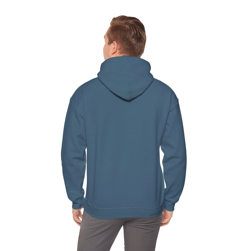 Minimal Cross Hoodie Small Center Chest Cross Graphic Religious Pullover