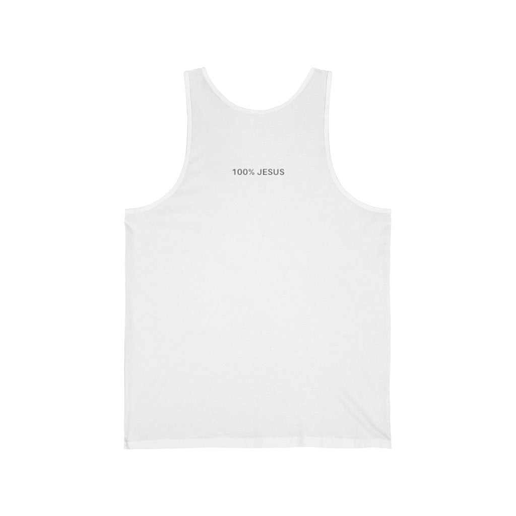 I Belong to Jesus Tank Top — 100% Jesus Christian Faith Muscle Tank