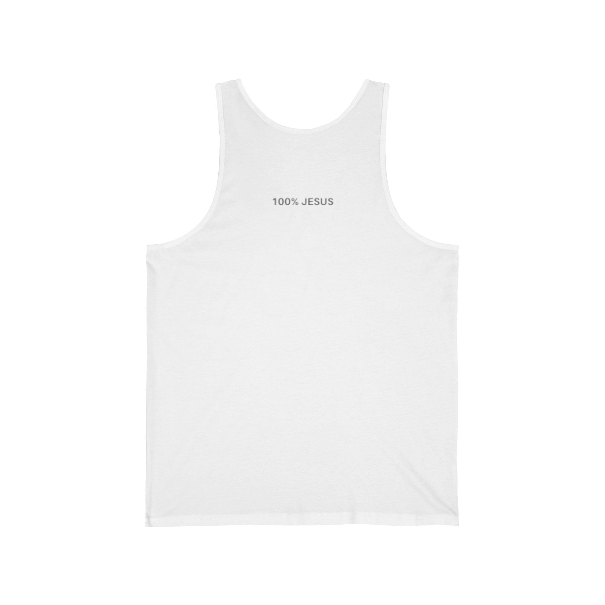 I Belong to Jesus Tank Top — 100% Jesus Christian Faith Muscle Tank