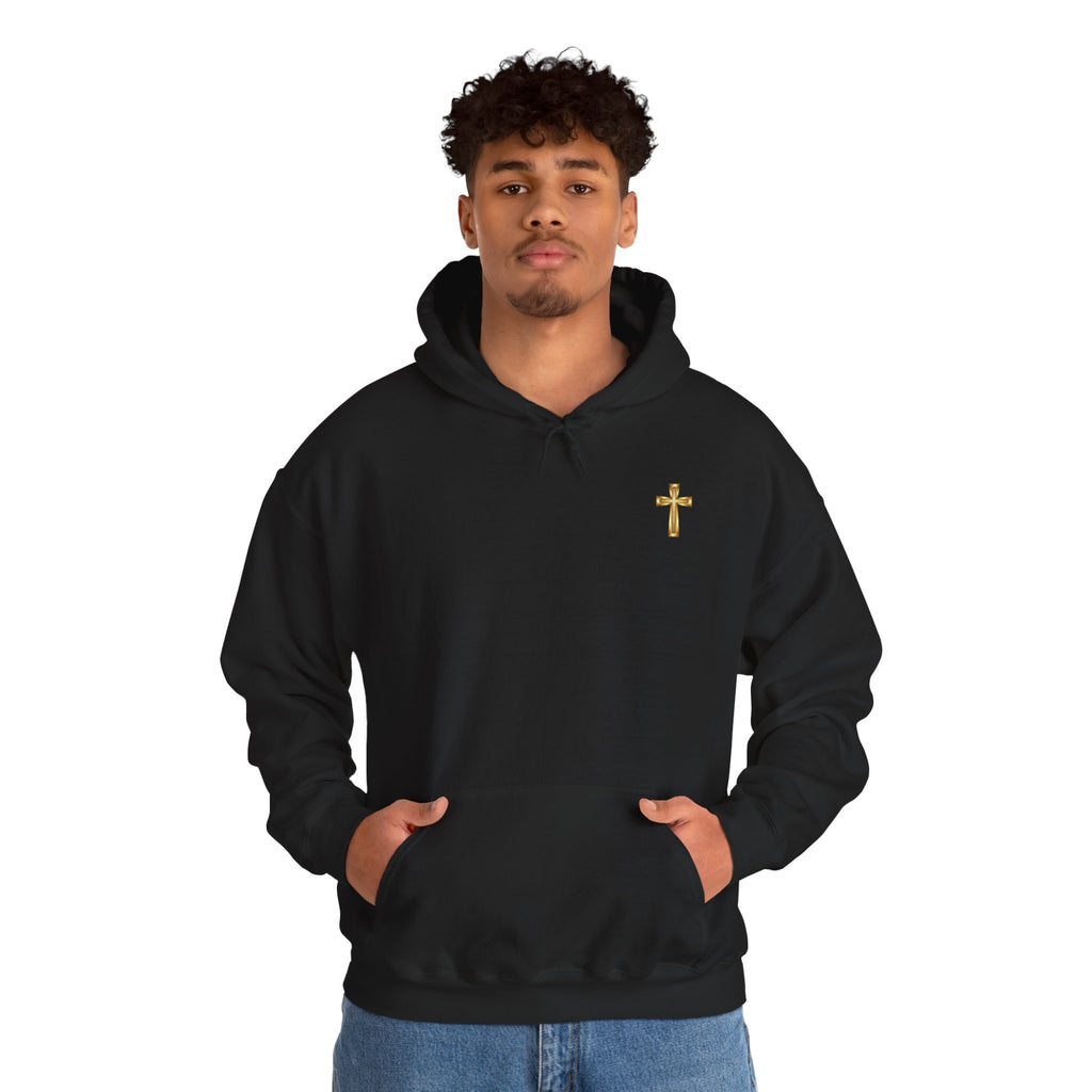 Christian Cross Hoodie "If It's Not From God I'll Wait" Inspirational Faith Sweatshirt