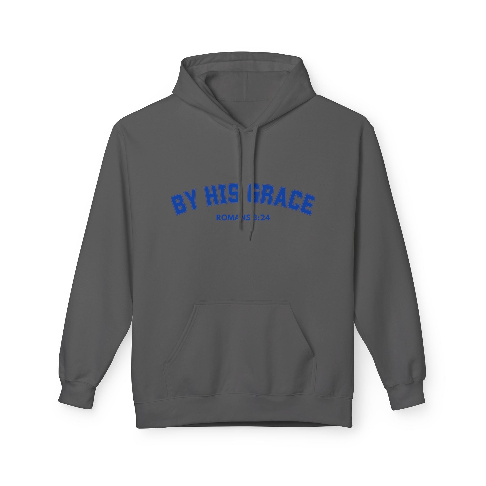Hoodie — "By His Grace" Christian Cross Hoodie (Romans 5:24)