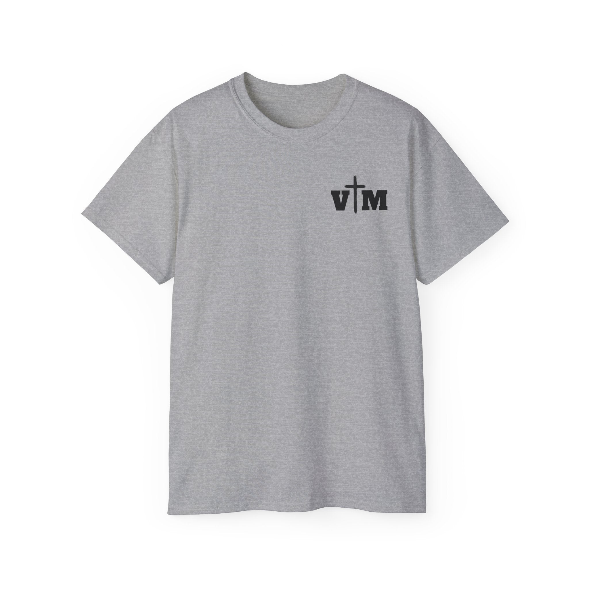 Faith Over Fear T-Shirt — Christian Cross Chest Logo Tee