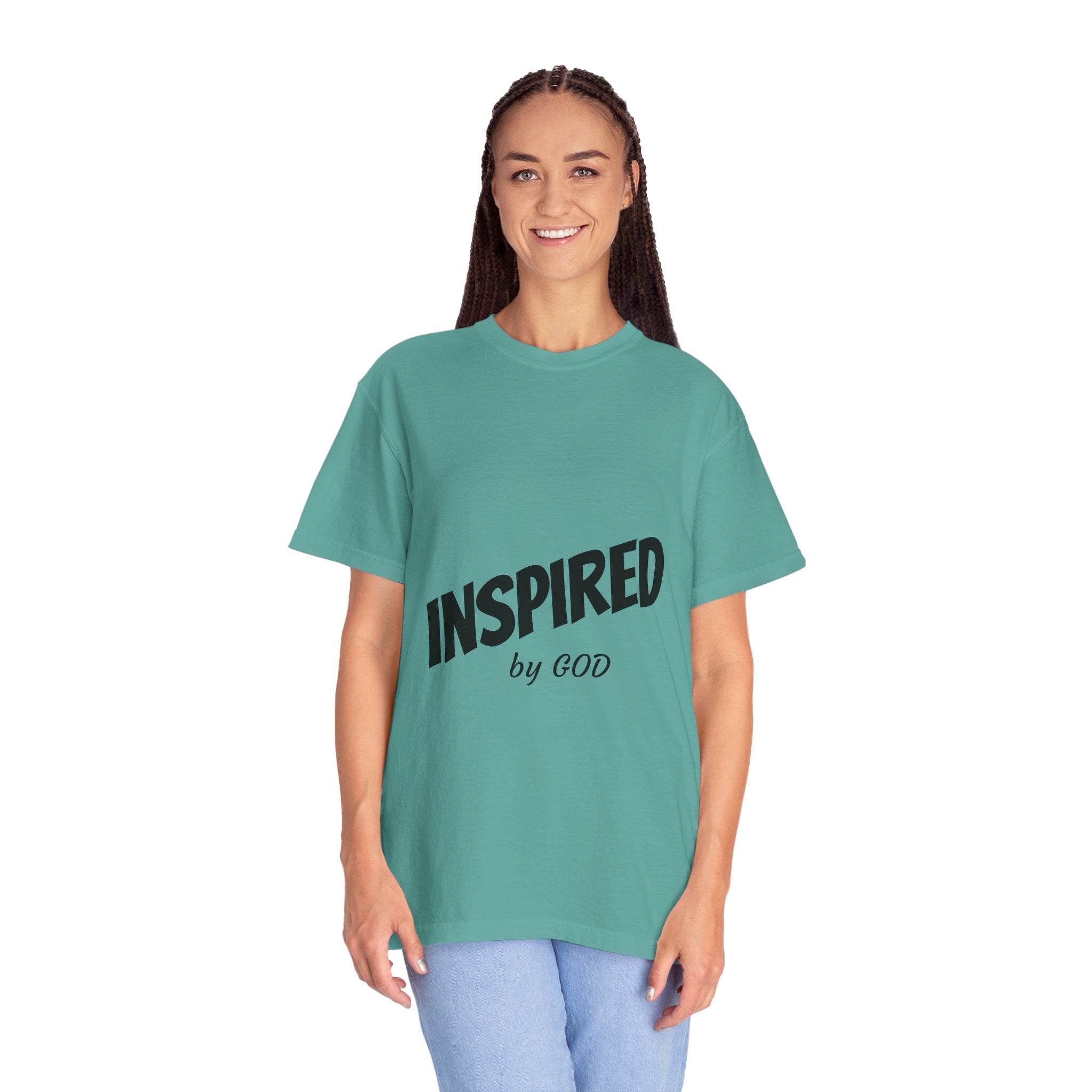 Inspired by God T-Shirt Christian Faith Graphic Tee