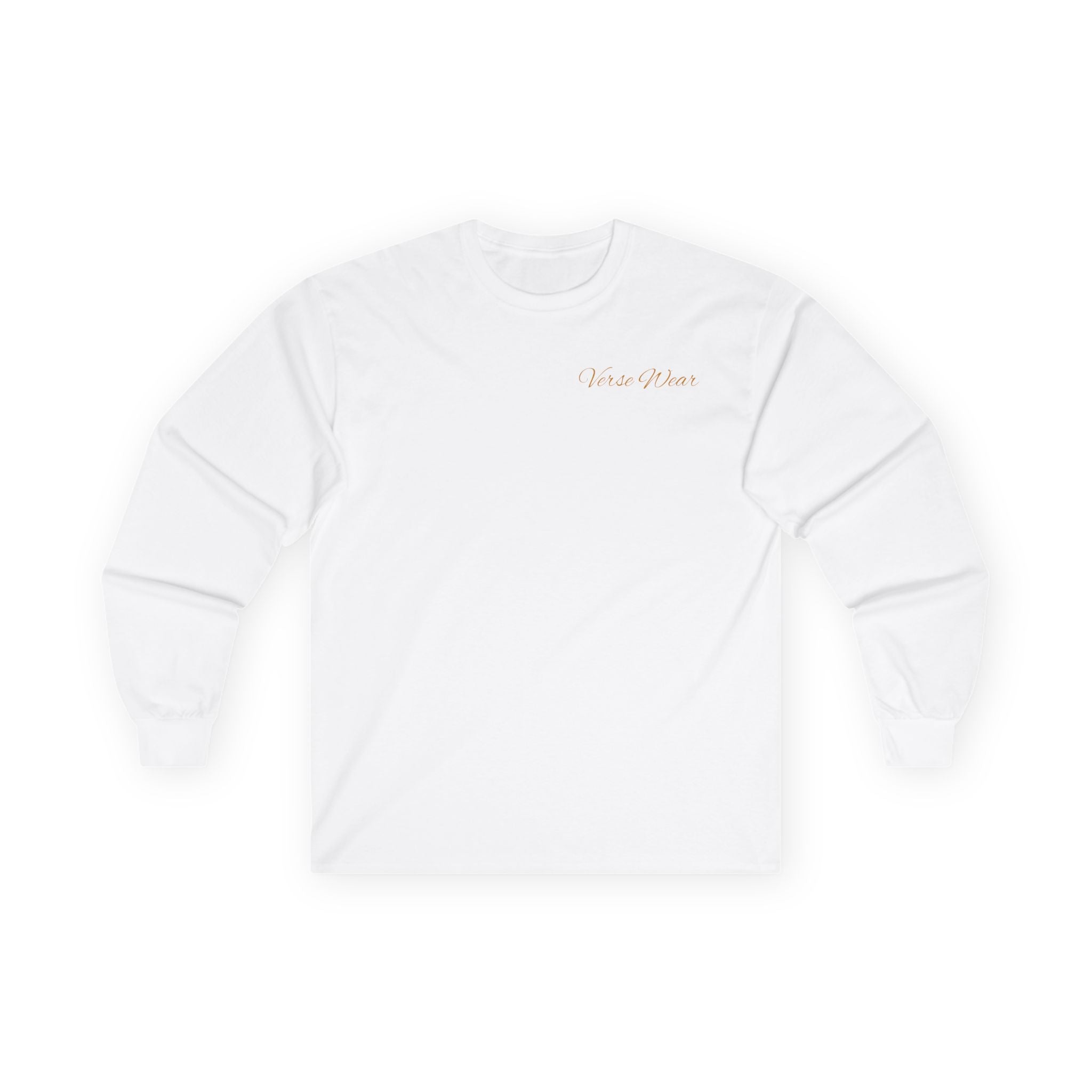 Long Sleeve Tee "I Hear God Not Man" Minimalist Faith Shirt