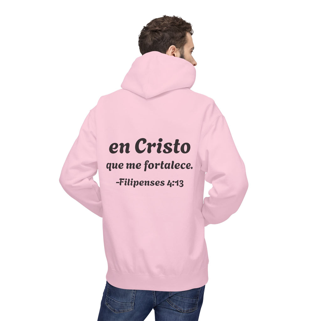 Hoodie "Todo lo puedo en Cristo" Spanish Faith Hoodie (Filipenses 4:13)