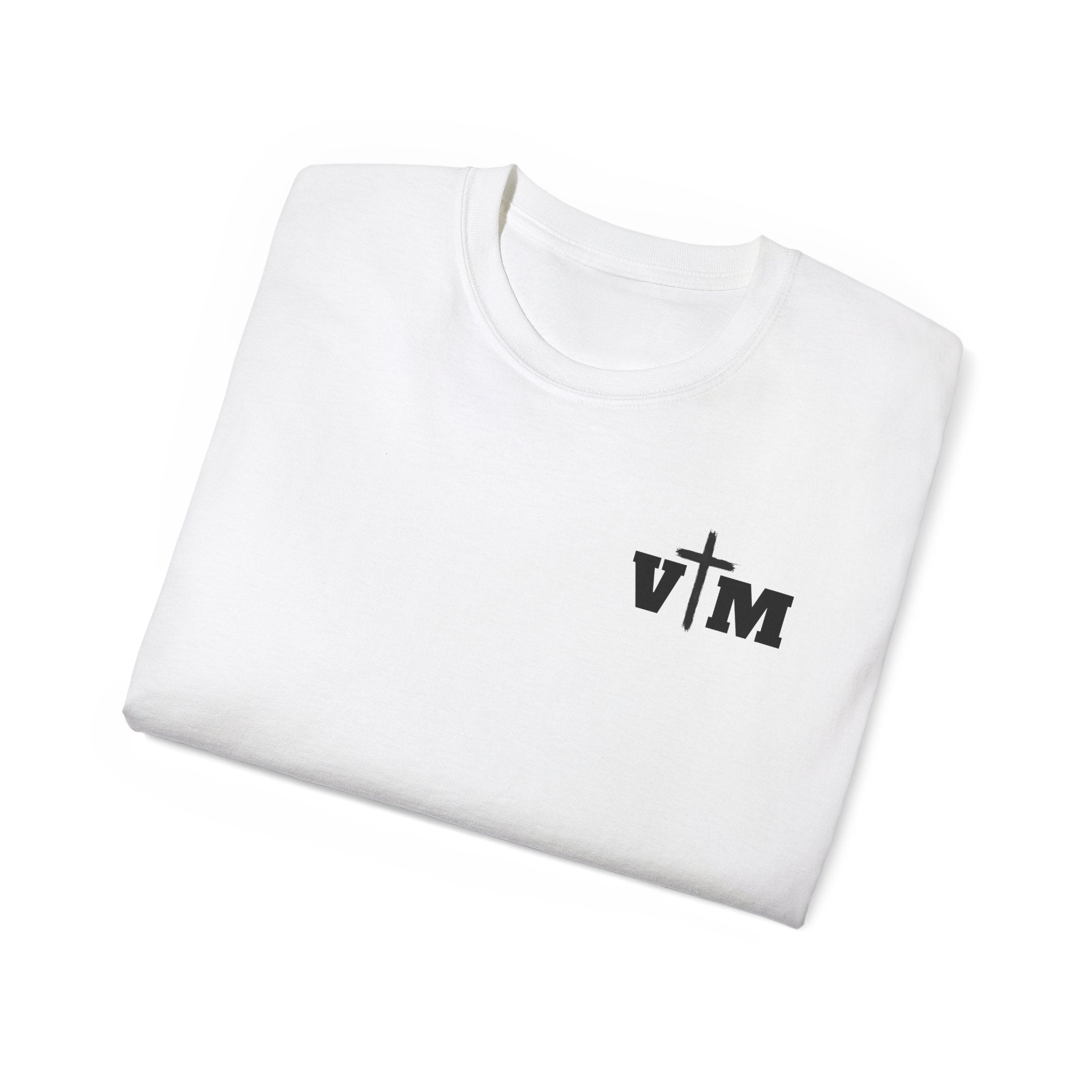 Faith Over Fear T-Shirt — Christian Cross Chest Logo Tee