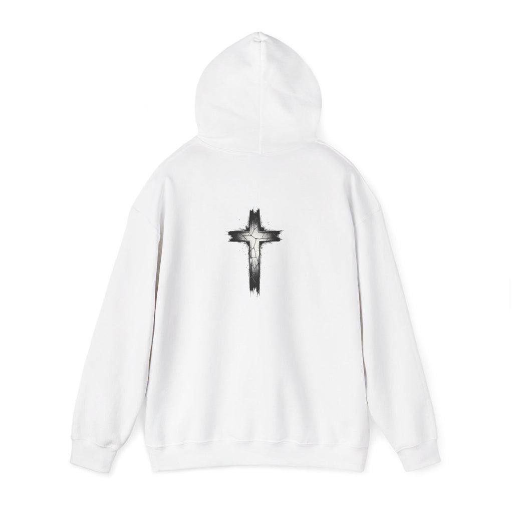Religious Hoodie Cross Graphic with Jesus Saves