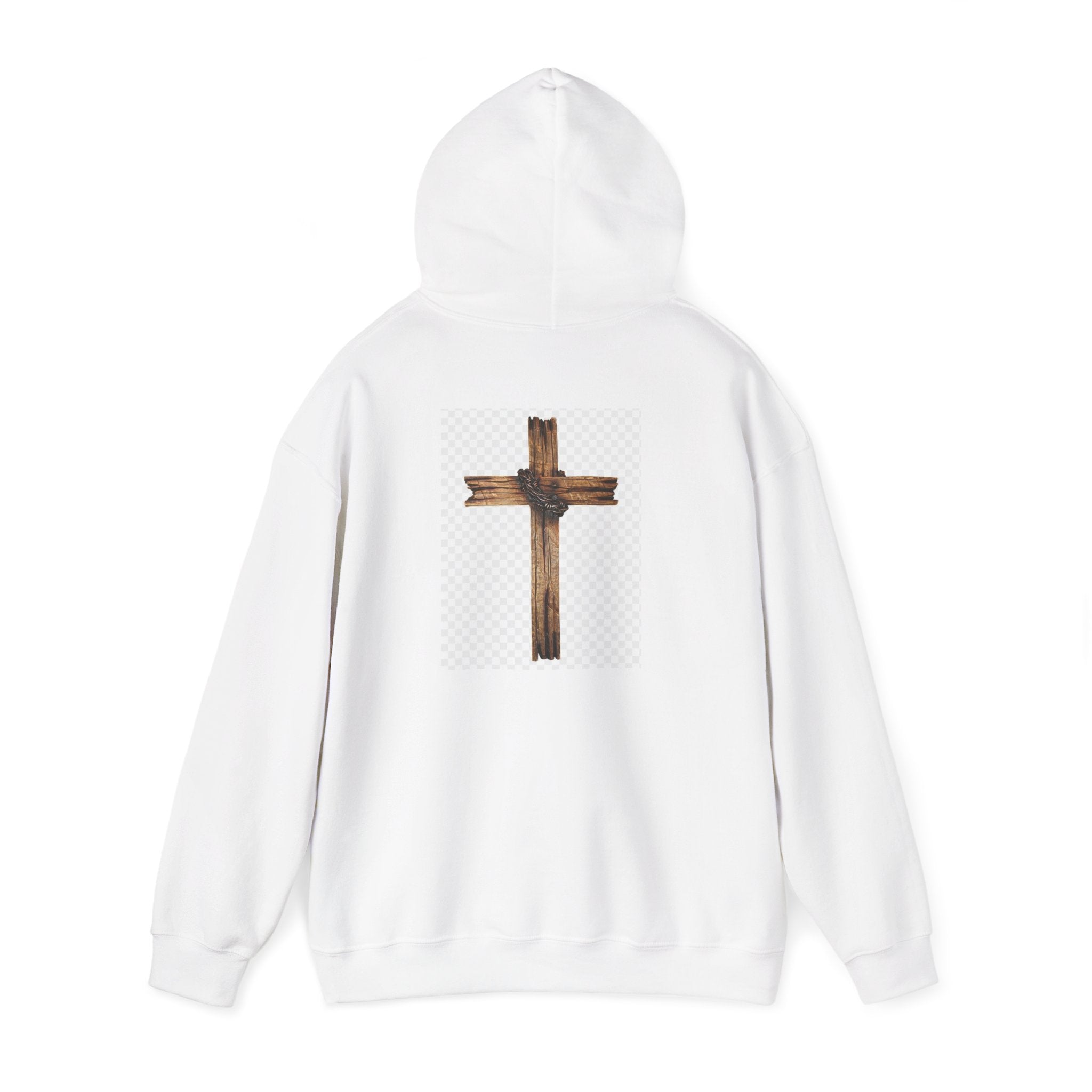 Faith Over Fear Hoodie — Christian Cross Inspirational Pullover