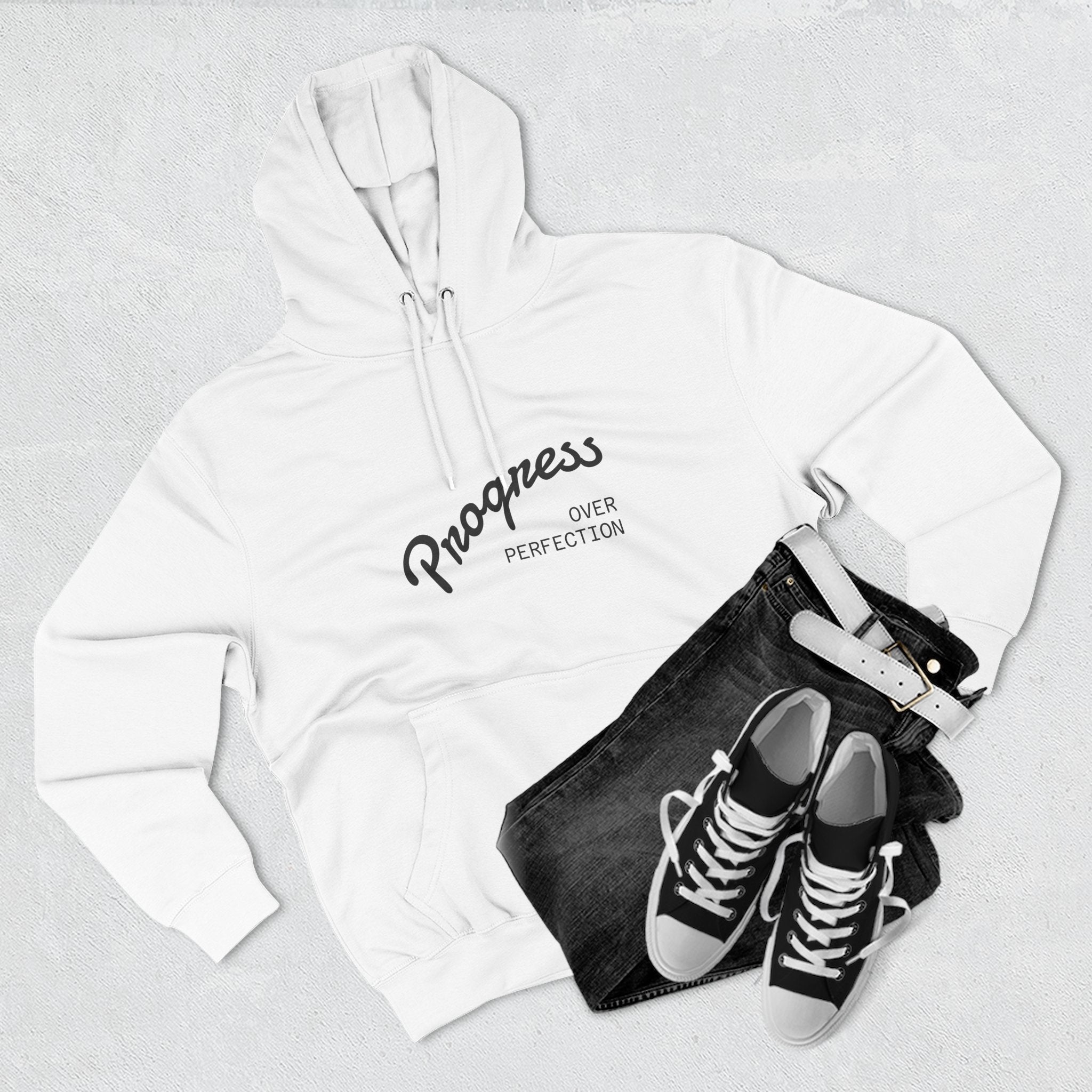 Progress Over Perfection hoodie, Bible Verse Proverbs