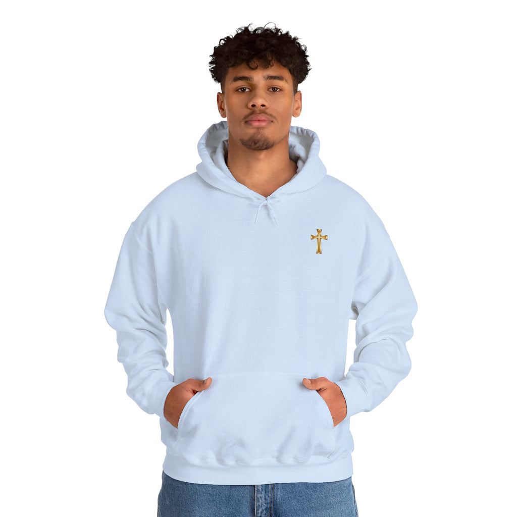 Christian Cross Hoodie "If It's Not From God I'll Wait" Inspirational Faith Sweatshirt
