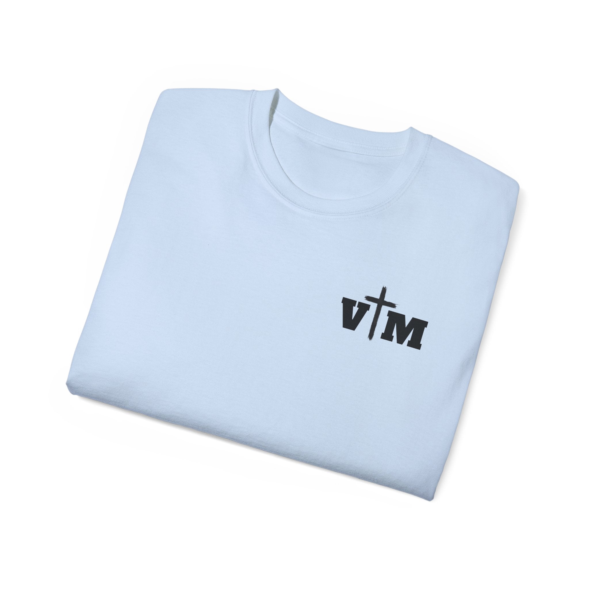 Faith Over Fear T-Shirt — Christian Cross Chest Logo Tee