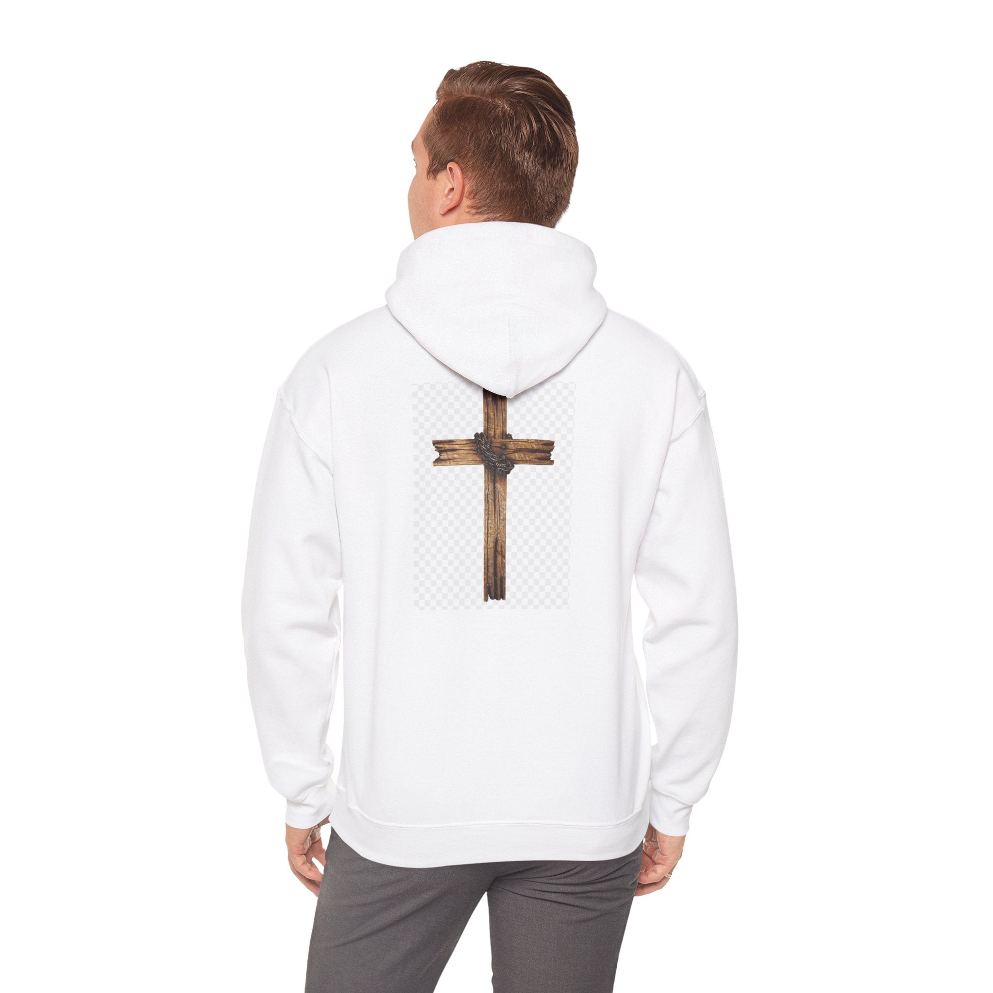 Faith Over Fear Hoodie — Christian Cross Inspirational Pullover