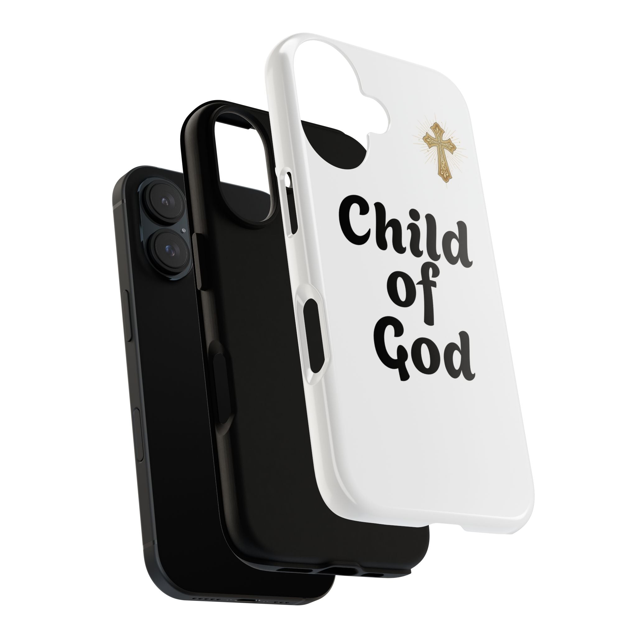 Phone Case  "Child of God" Christian Cross Protective Tough Case