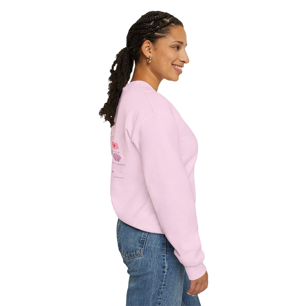 Crewneck Sweatshirt — 'God Is Good All The Time' Butterfly & Icons
