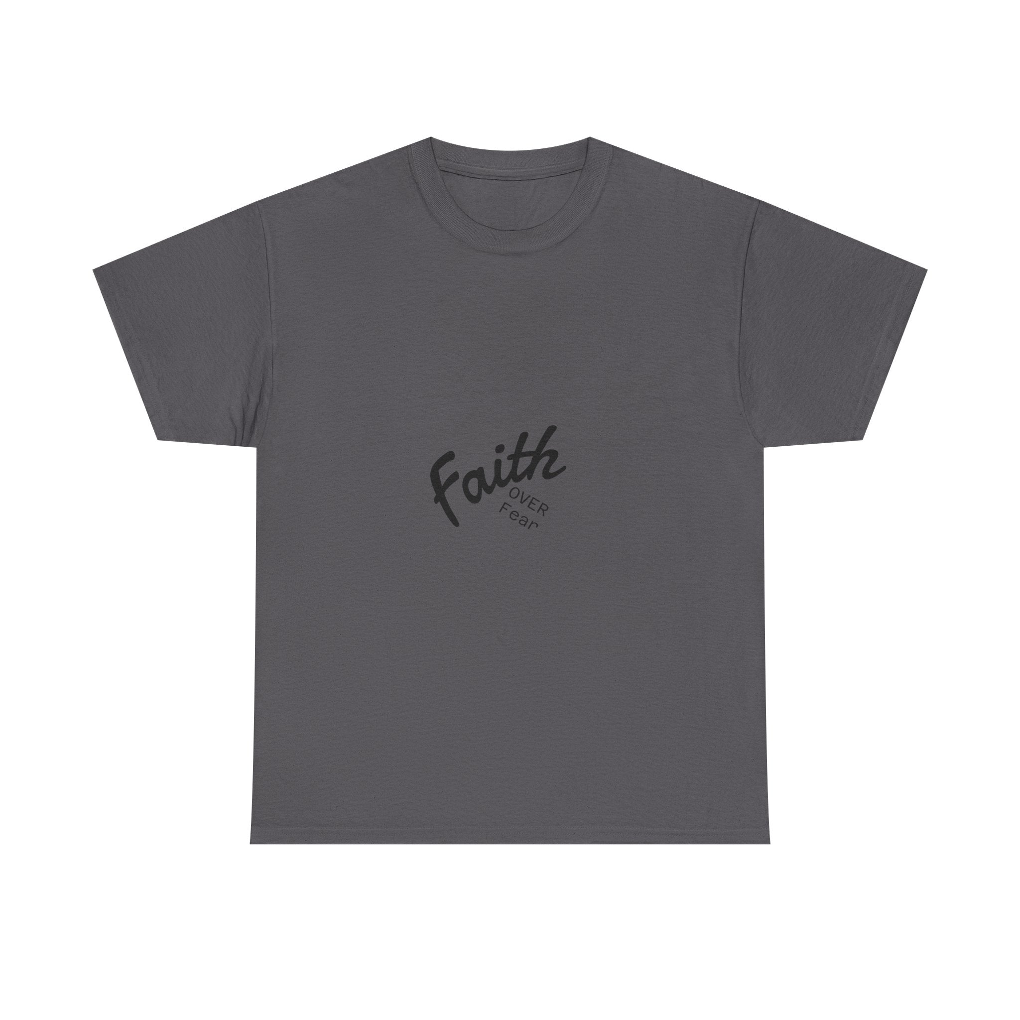 Faith Over Fear "God First" Tee Inspirational Christian T-Shirt