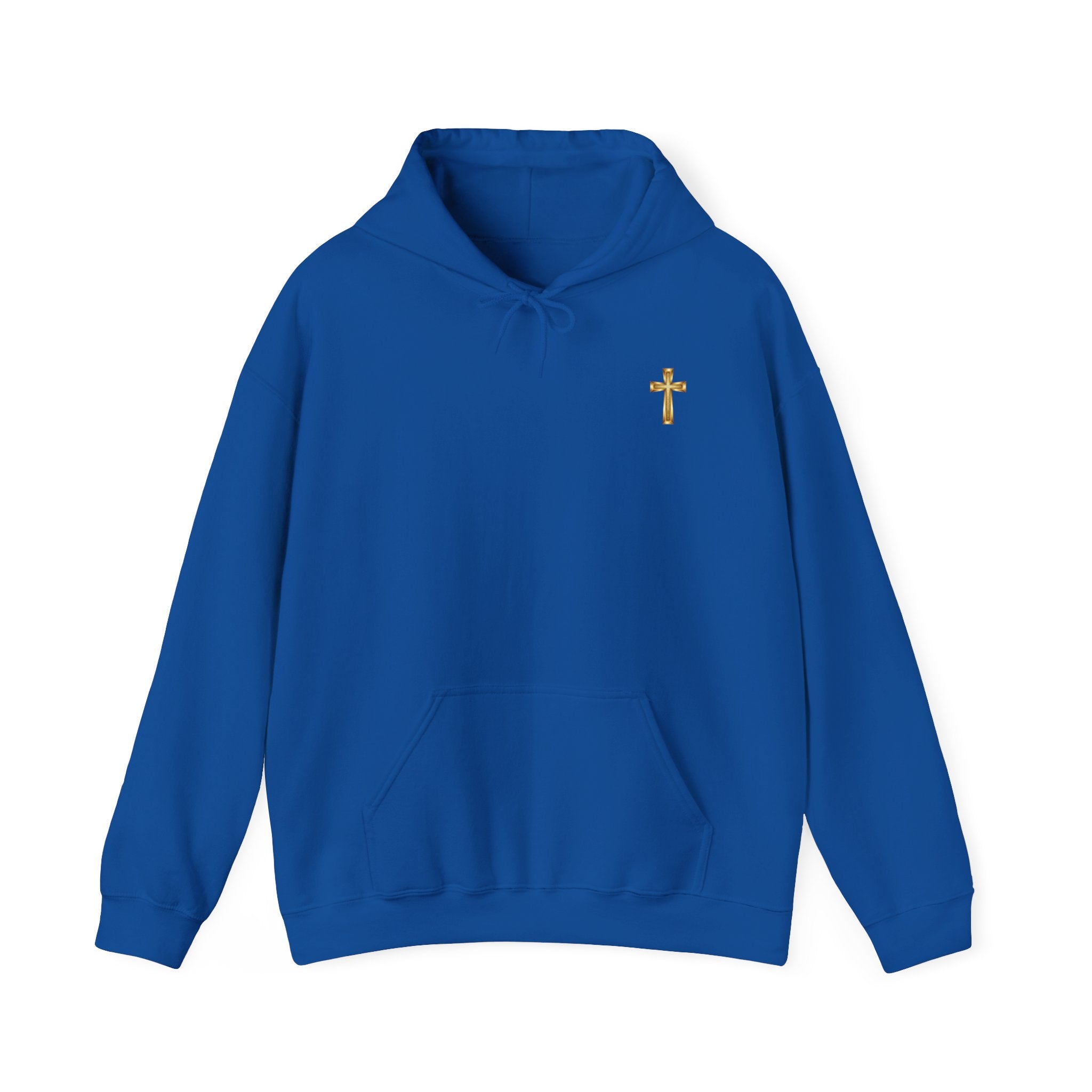 Christian Cross Hoodie "If It's Not From God I'll Wait" Inspirational Faith Sweatshirt