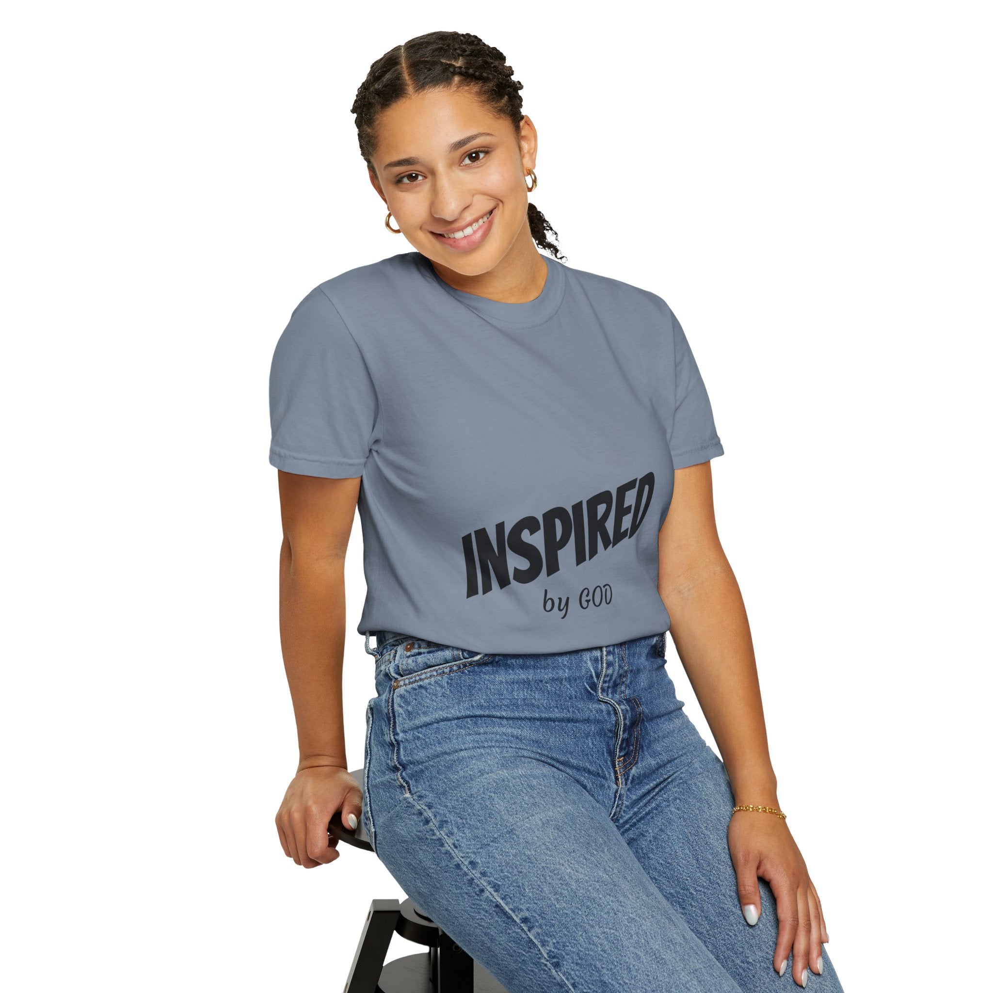 Inspired by God T-Shirt Christian Faith Graphic Tee