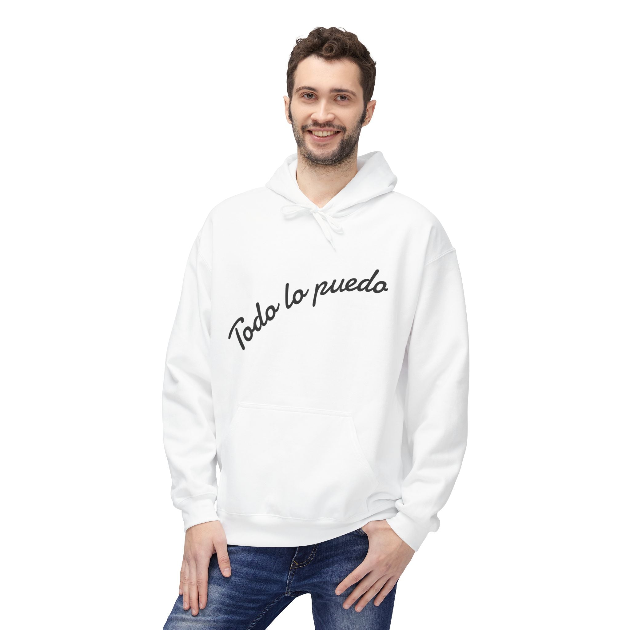 Hoodie "Todo lo puedo en Cristo" Spanish Faith Hoodie (Filipenses 4:13)