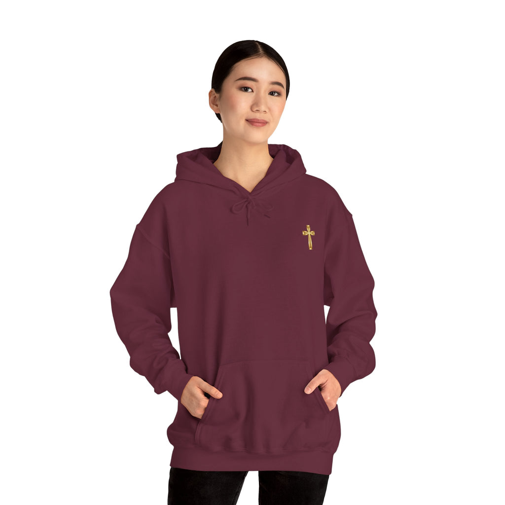 Christian Cross Hoodie "If It's Not From God I'll Wait" Inspirational Faith Sweatshirt