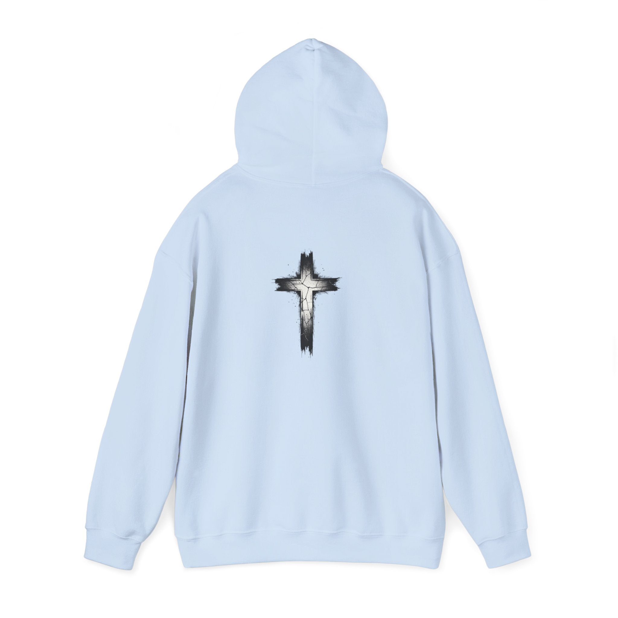 Religious Hoodie Cross Graphic with Jesus Saves