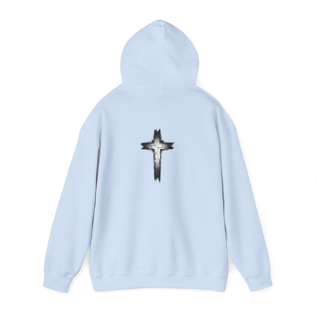 Religious Hoodie Cross Graphic with Jesus Saves