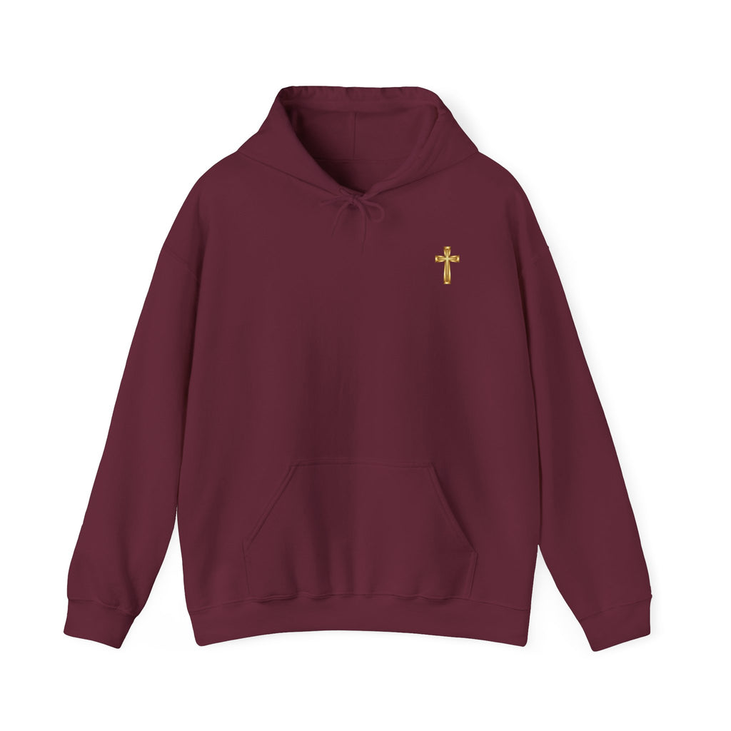 Christian Cross Hoodie "If It's Not From God I'll Wait" Inspirational Faith Sweatshirt