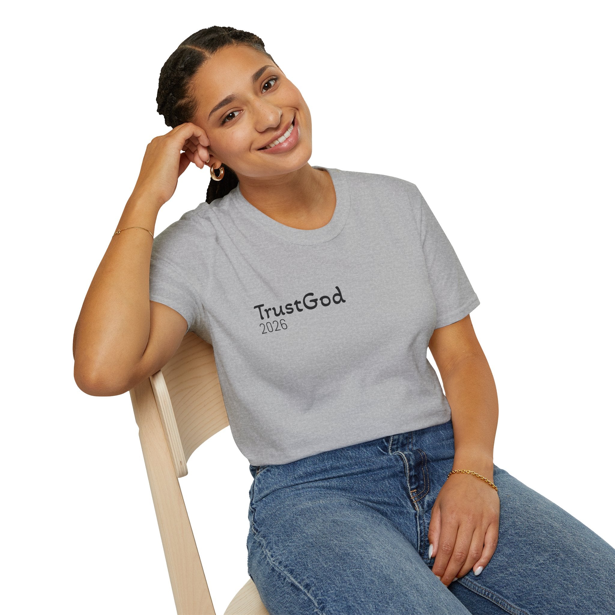 Trust God 2026 T-Shirt  "Don't Wait for the Perfect Moment" Inspirational Christian Tee