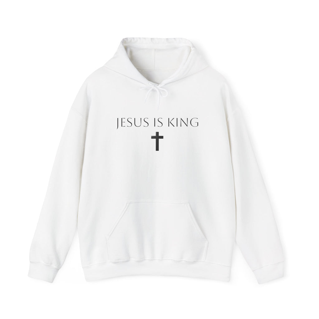 Minimal Cross Hoodie Small Center Chest Cross Graphic Religious Pullover