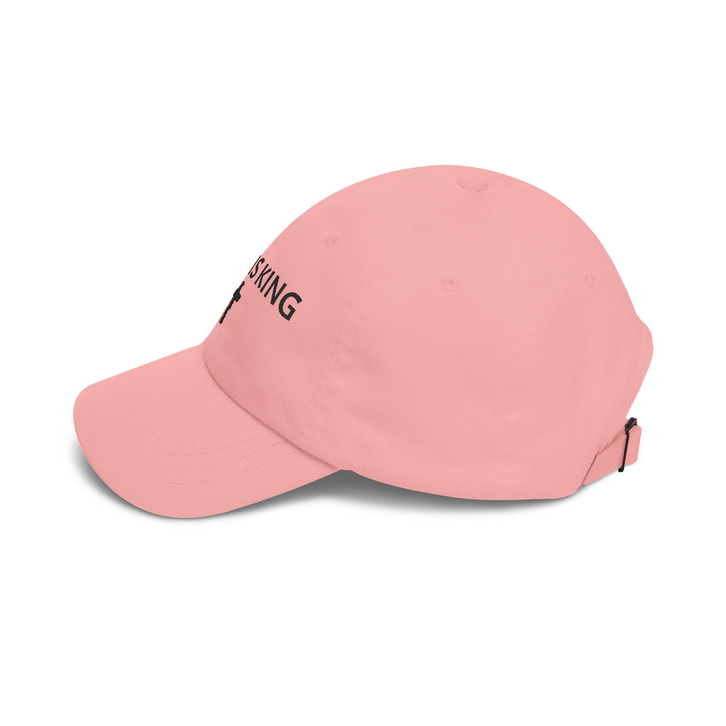 Jesus Is King Dad Cap — Embroidered Christian Baseball Hat with Cross