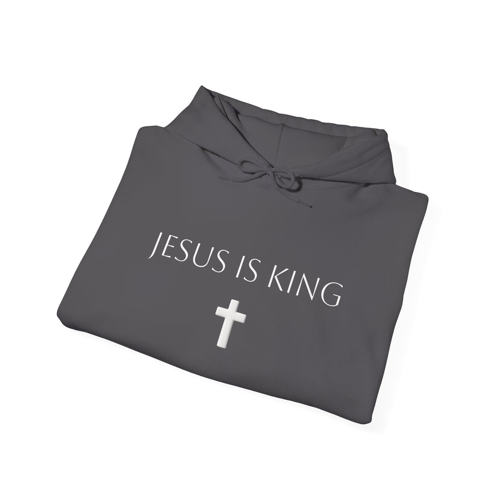 Minimal Cross Hoodie Small Center Chest Cross Graphic Religious Pullover