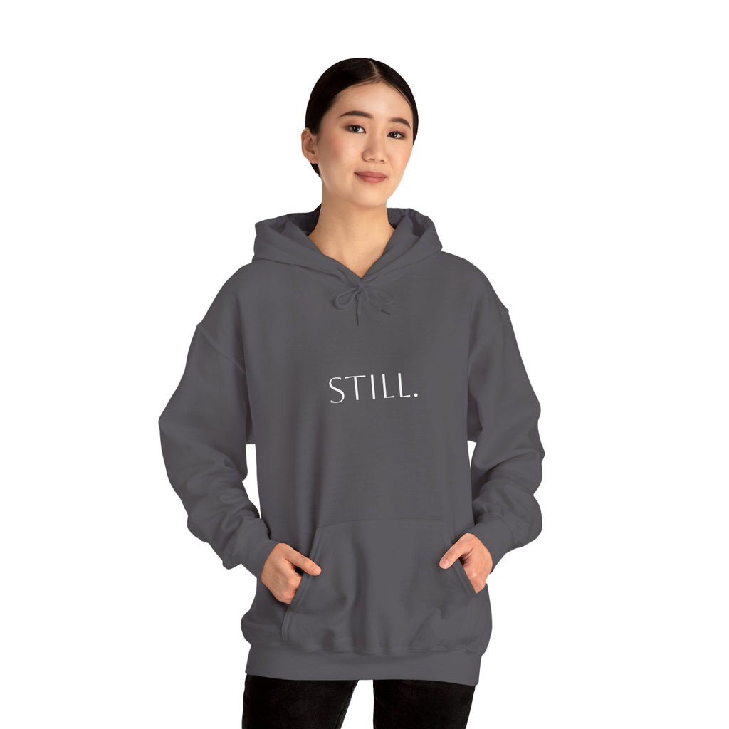 Hoodie "Be Still and Know" Psalm 46:10 Minimal Faith Hoodie
