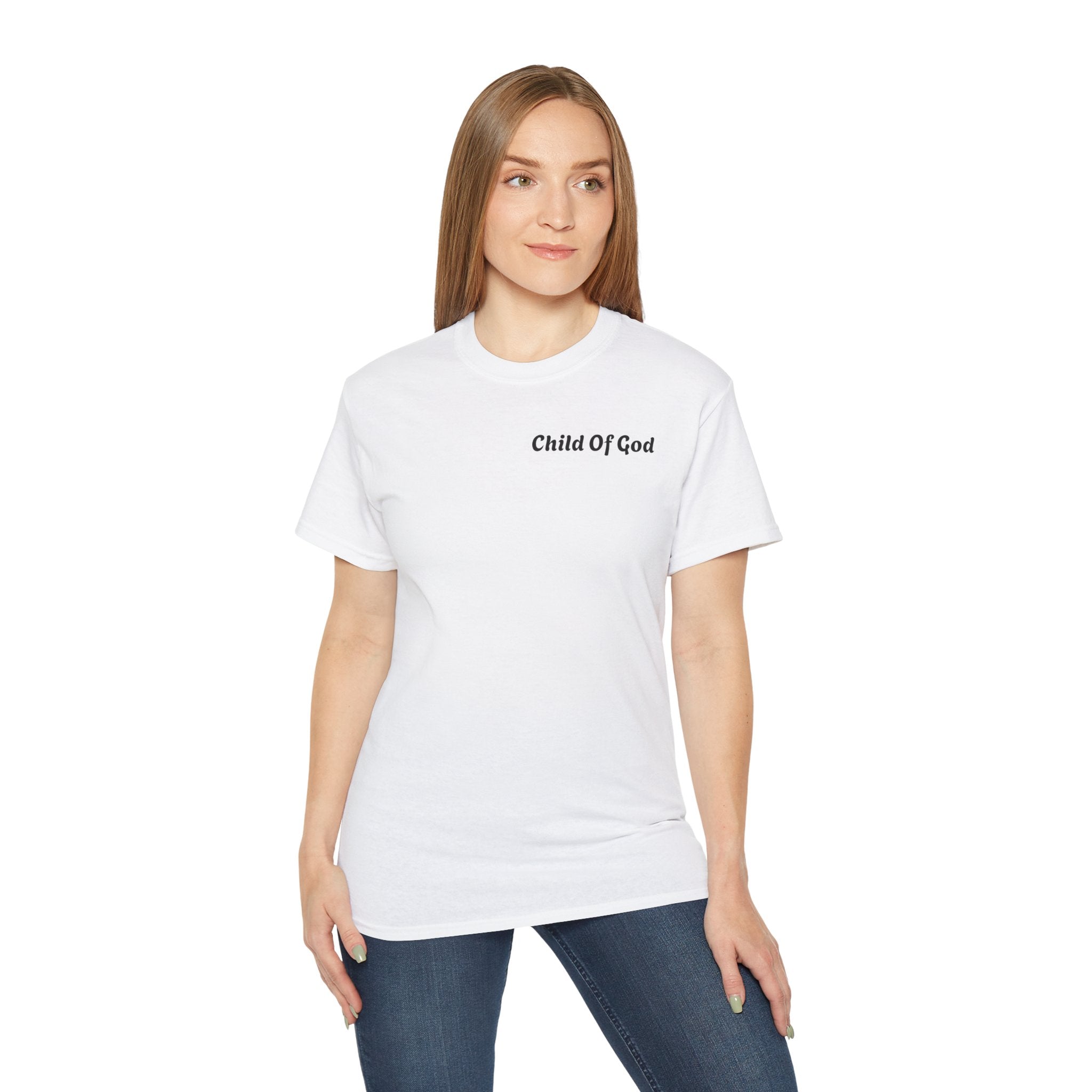 Child of God T-Shirt Philippians 4:13 Inspirational Christian Tee