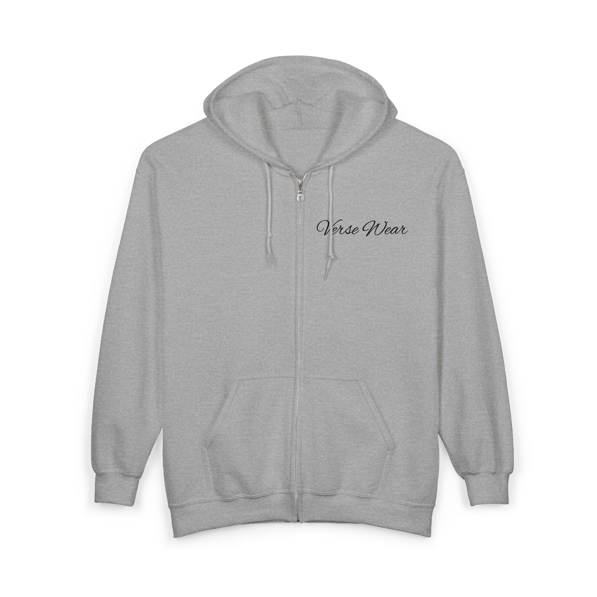 Inspirational Quote Zip Hoodie "Everything You Do Comes Back To You"