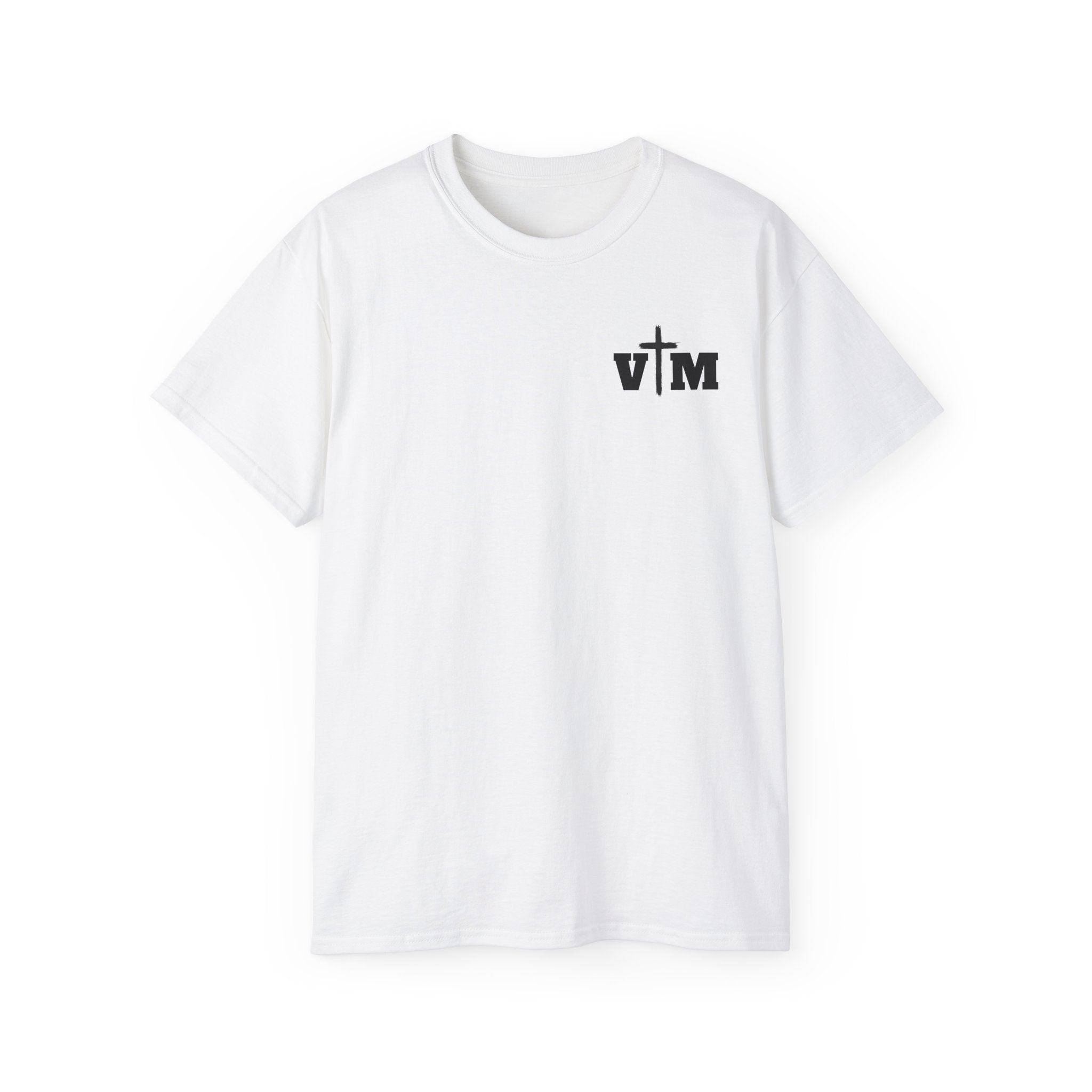 Faith Over Fear T-Shirt — Christian Cross Chest Logo Tee