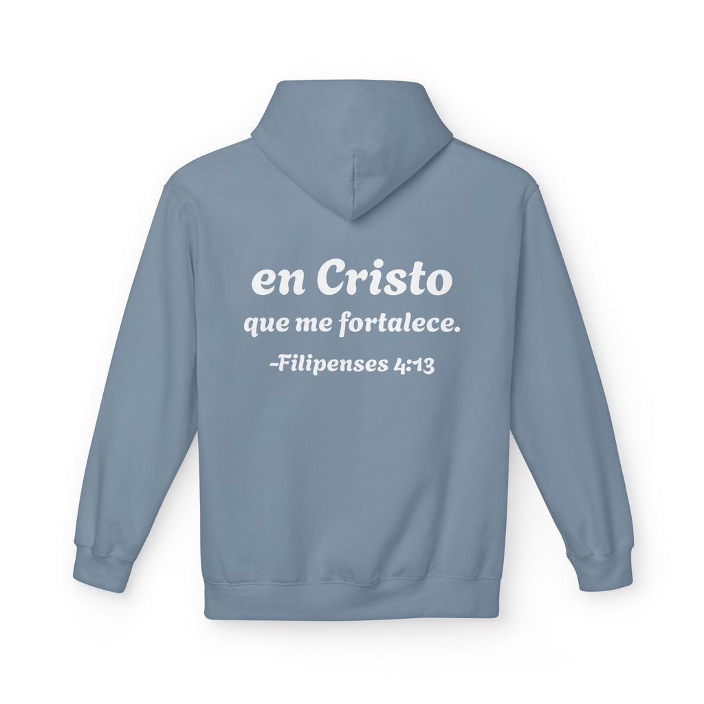 Hoodie "Todo lo puedo en Cristo" Spanish Faith Hoodie (Filipenses 4:13)