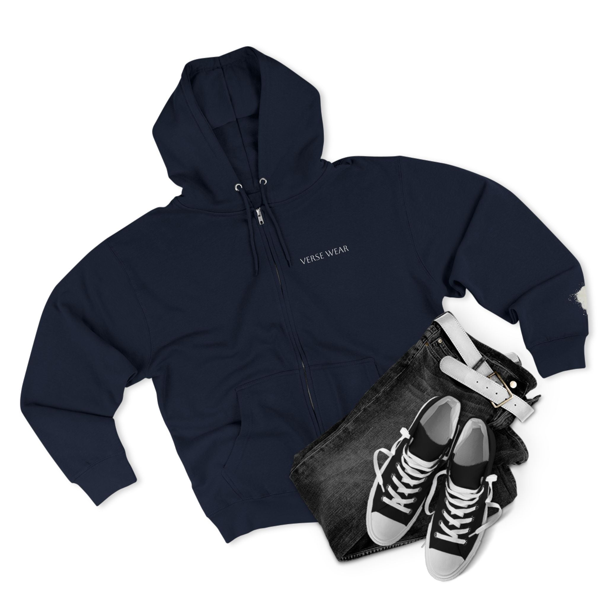 Romans 8:18 Scripture Zip Hoodie For I Consider That The Sufferings Are Momentary Religious Hoodie