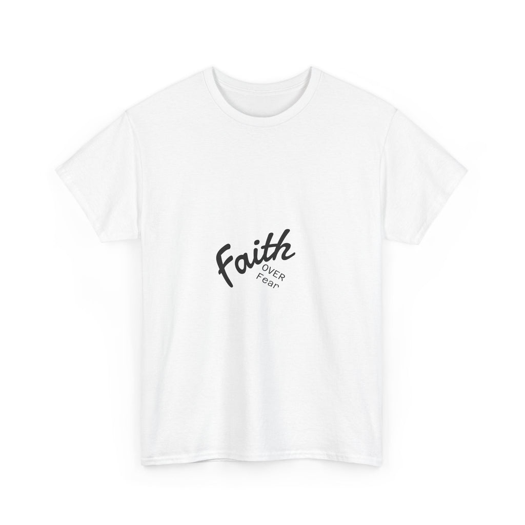 Faith Over Fear "God First" Tee Inspirational Christian T-Shirt