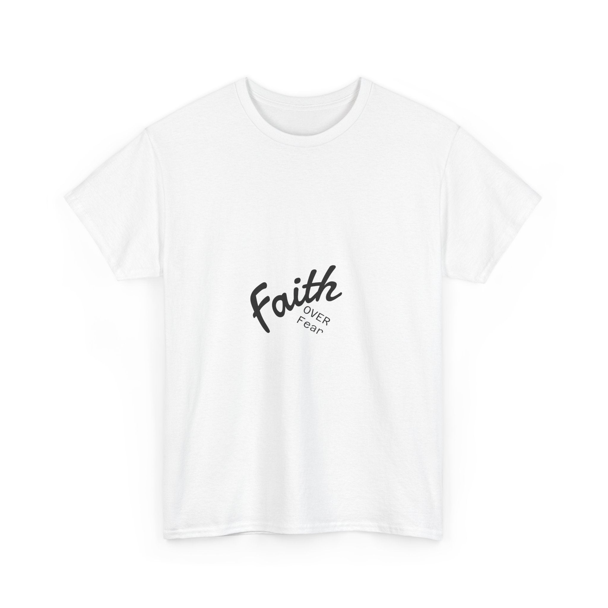 Faith Over Fear "God First" Tee Inspirational Christian T-Shirt