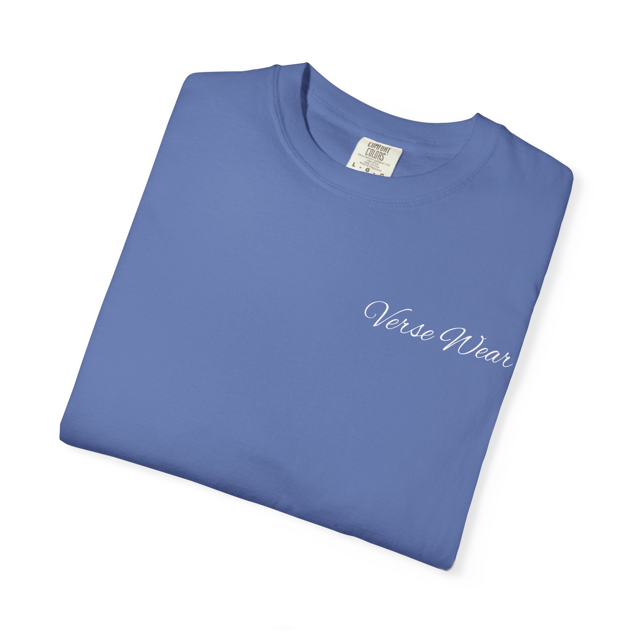 Pray Work Trust Tee Garment-Dyed Brown Inspirational T-Shirt
