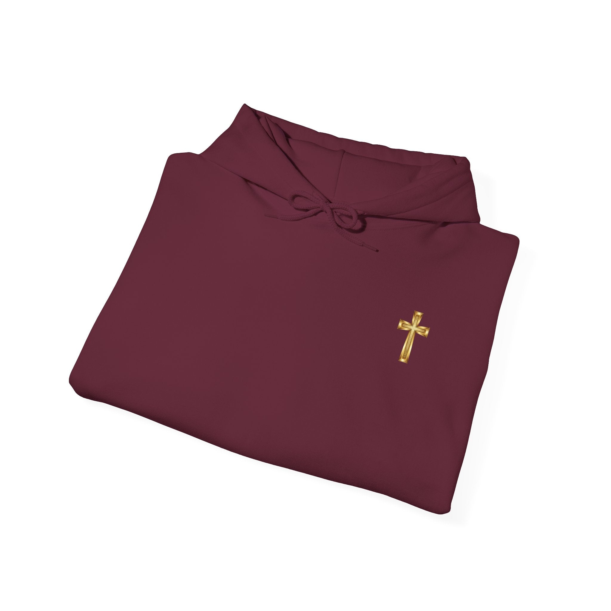 Christian Cross Hoodie "If It's Not From God I'll Wait" Inspirational Faith Sweatshirt