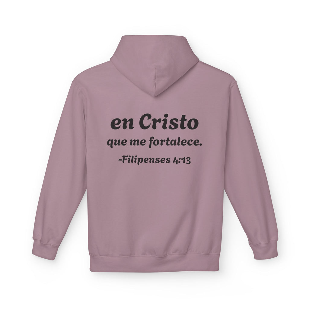 Hoodie "Todo lo puedo en Cristo" Spanish Faith Hoodie (Filipenses 4:13)