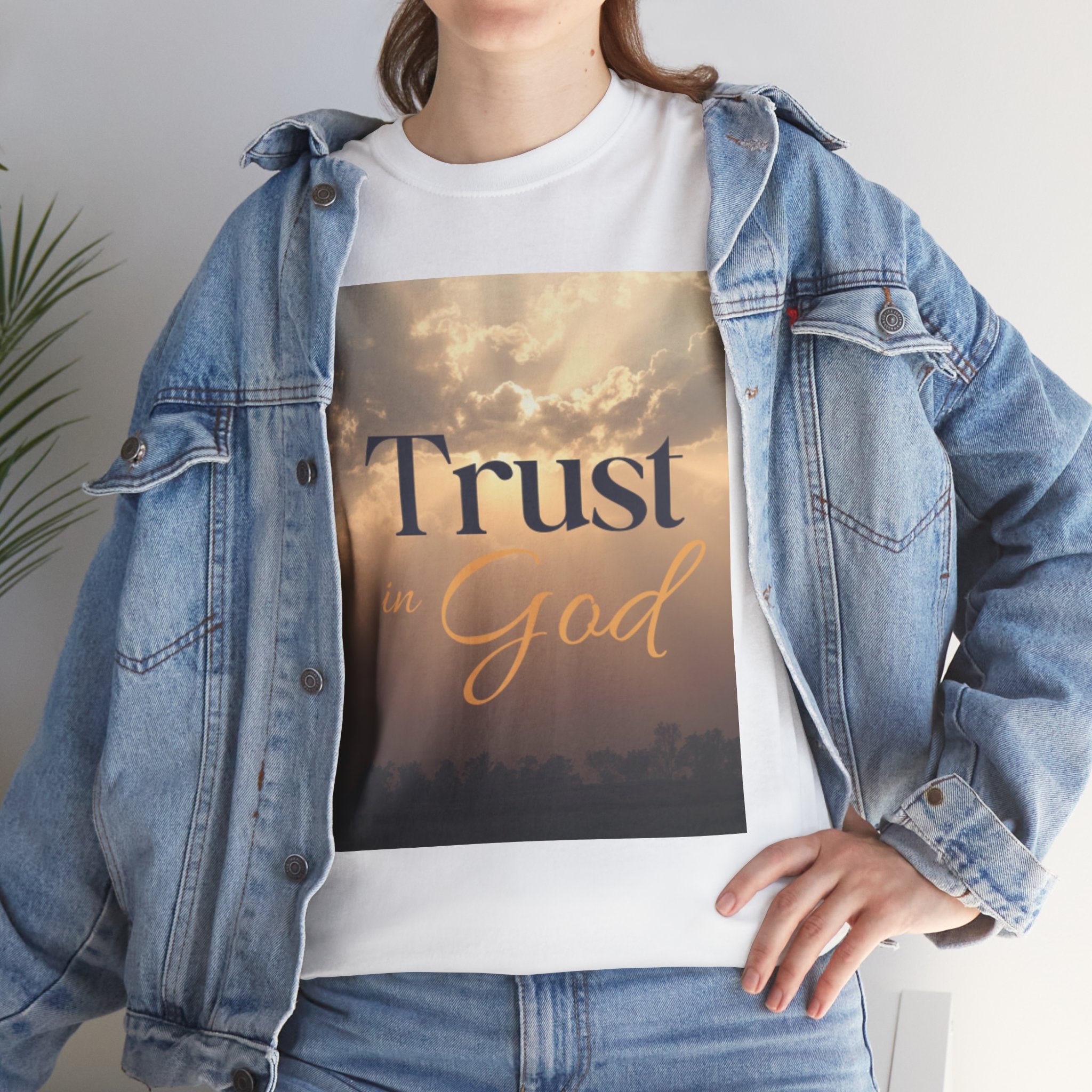 Faith T-Shirt — 'Trust in God' Inspirational Christian Tee