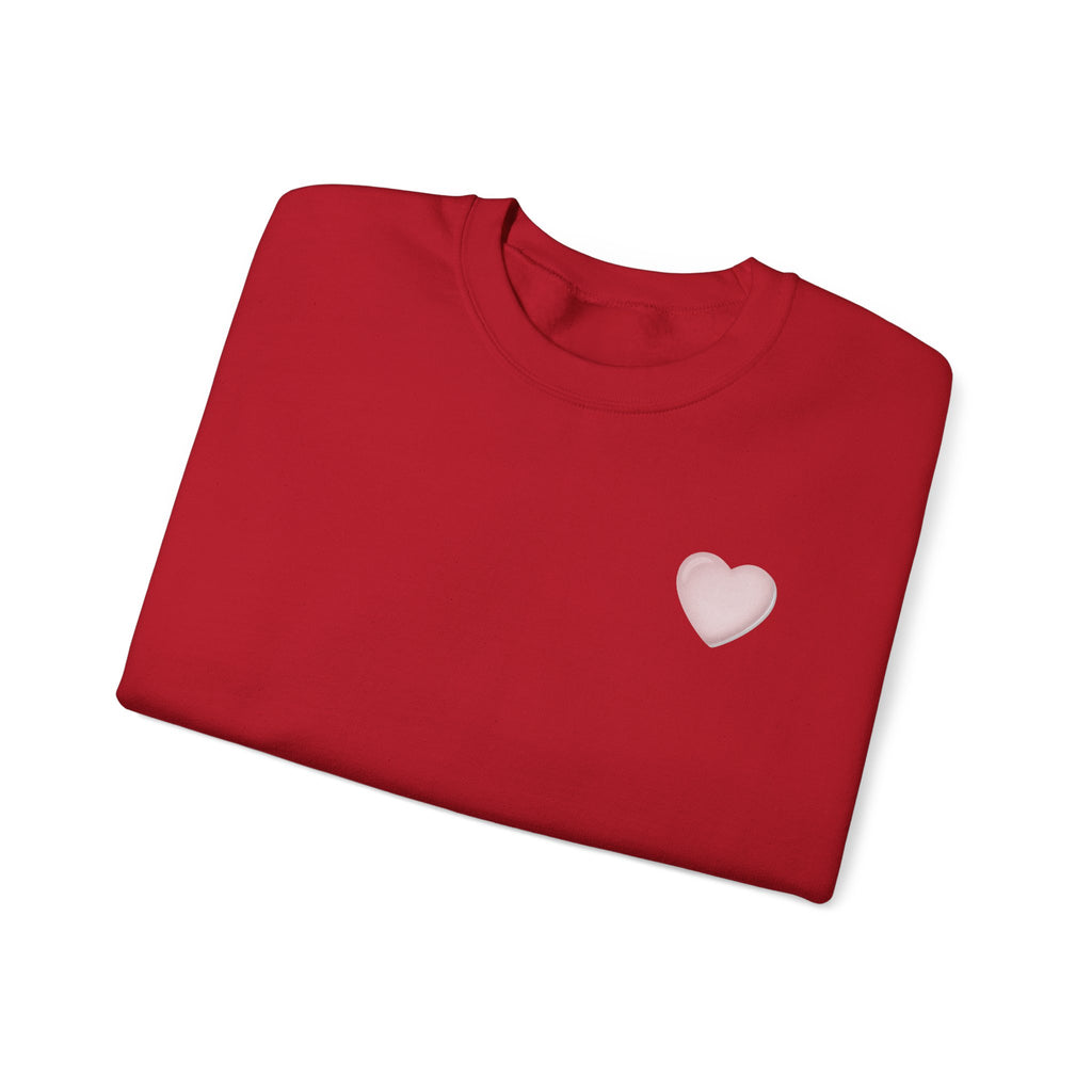 Crewneck Sweatshirt — 'Dios nunca falla' Script Heart Spiritual Pullover