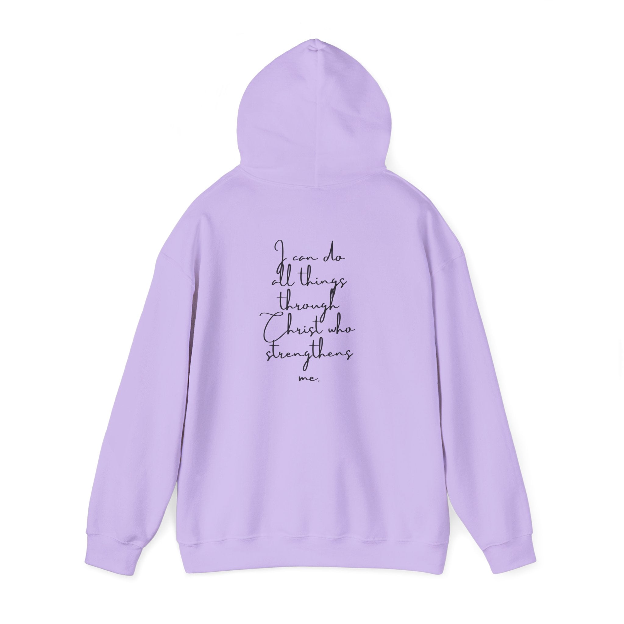 Philippians 4:13 Hoodie 'I Can Do All Things' Inspirational Faith Sweatshirt