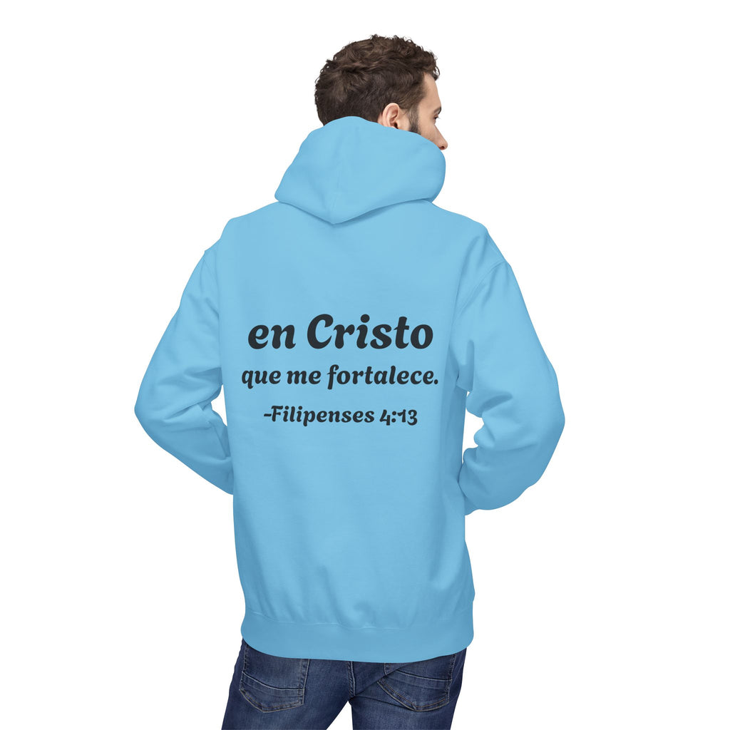 Hoodie "Todo lo puedo en Cristo" Spanish Faith Hoodie (Filipenses 4:13)