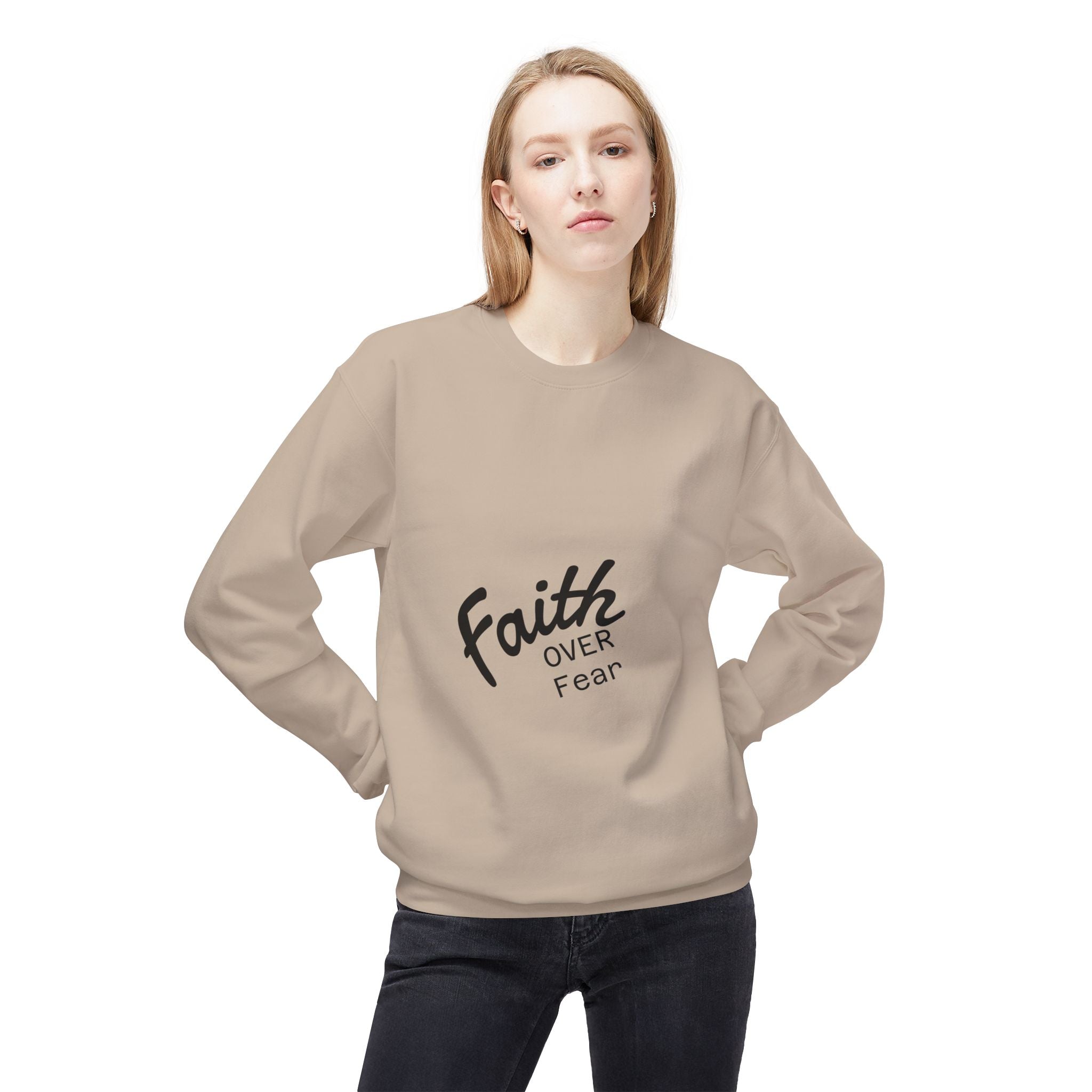 Faith Trust in God sweatshirt | Bible Verse Athletic Faith Crewneck