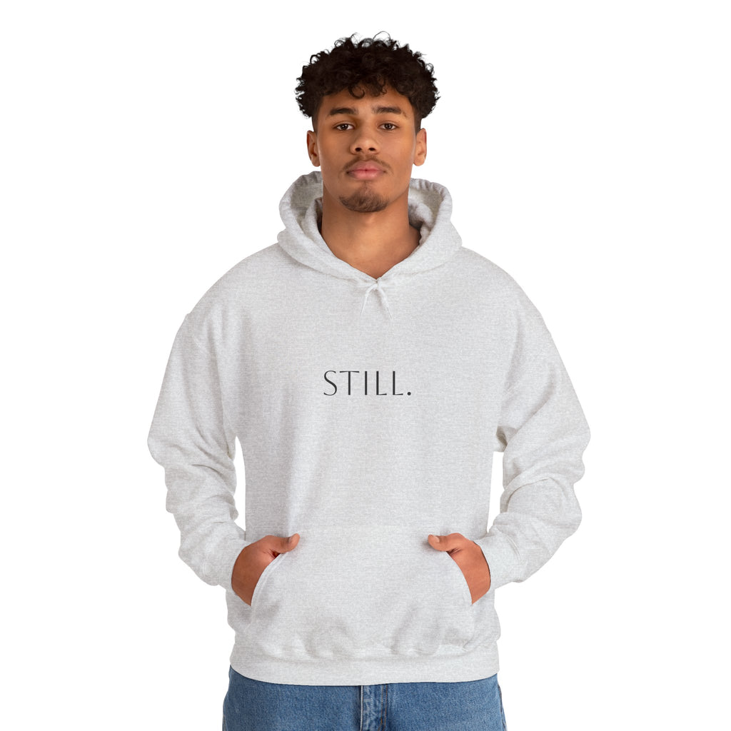 Hoodie "Be Still and Know" Psalm 46:10 Minimal Faith Hoodie